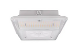 EnvisionLED LED-SQUC-3P90-TRI-WH ARCY-Line Square Canopy Fixtures, 120-277V, Selectable CCT, White Finish