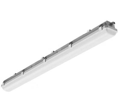 EnvisionLED LED-VPT-4FT-3P80-5CCT-UNV 4ft Linear Vapor Tight, Voltage 120-277V, CCT Selectable. Gray Finish