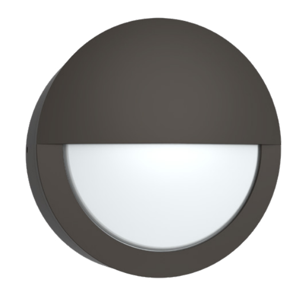 EnvisionLED LED-WPBH-RDSC-3P15-TRI-BZ-PC LED Wall Packs Light CCT 30/40/50k, Selectable Wattage 15/12/9w, SElectable Lumens 1,350/1,080/810lm Bronze Finish