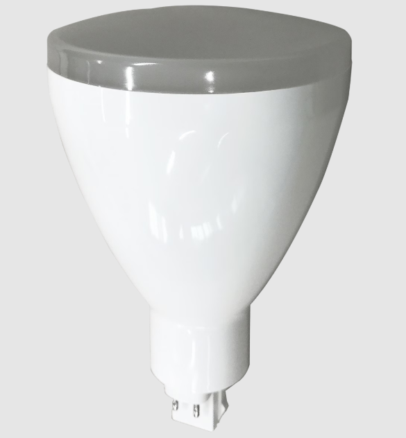 Eiko LED16WPV/G24Q/840DR-G8 LED Direct Fit 4-Pin, Wattage 16W,- Lumens 1850 lm, Vert G24q Base, 80+CRI, Color Temperature 4000K, Voltage 120-277
