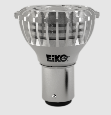 Eiko LED3WGBF/30/830-G5 LED Gen5 GBF BA15D, 30° Beam, Wattage 3W, Lumens 125 lm, Non Dimmable, 80CRI, Color Temperature 3000K, 12V AC/DC