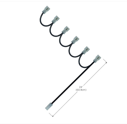 DALS Lighting LEDHRNS-6 6 Direction Interconnection Harness