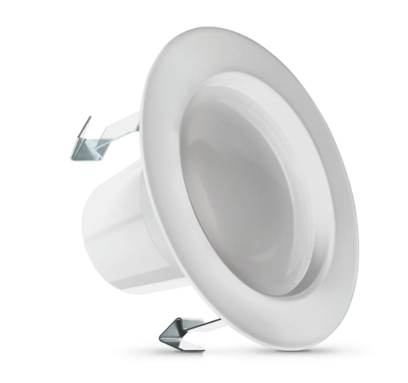 Feit Electric LEDR4HO/6WYCA 4 in. 75W Replacement Color Selectable High Output LED Recessed Downlight, Multi-Color Temperature, Wattage 8.6W, Voltage 120V