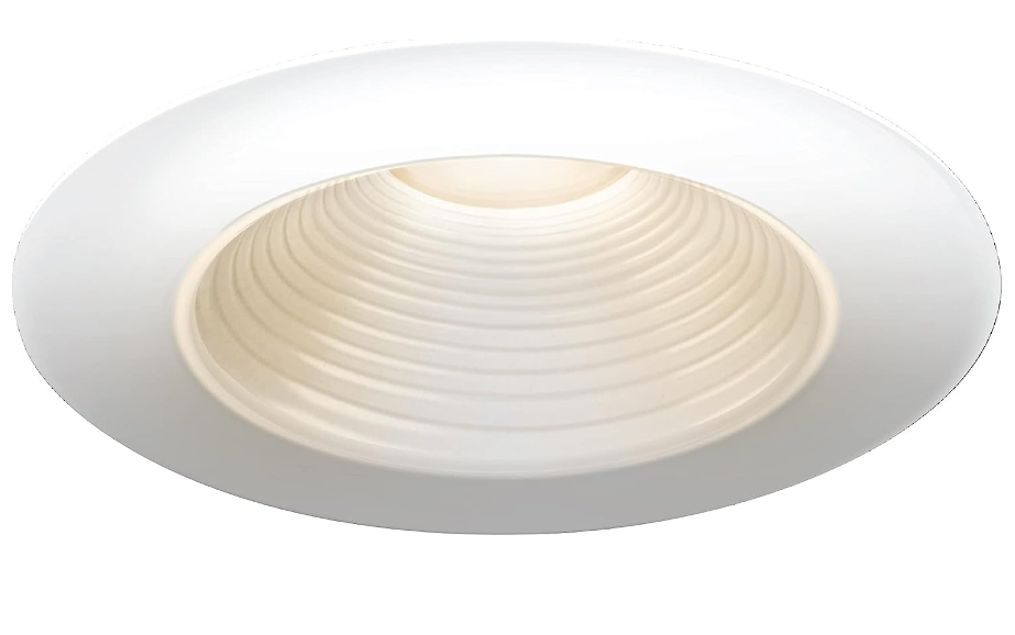 Feit Electric LEDR56DB/6WYCA/4 5/6 in. Deep Baffle Color Selectable Recessed LED Downlight, Multi-Color Temperature, Wattage 10.5W, Voltage 120V - 4 Pack