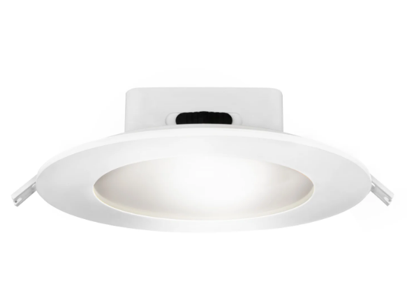 Feit Electric LEDR56HOJBX/6WYCA 6 in. 85W Replacement Selectable White High Output Integrated J-Box Recessed LED Downlight, Multi-Color Temperature, Wattage 17W, Voltage 120V 4 Pack
