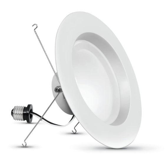 Feit Electric LEDR56XHO/930CA 5-6 in. 120W Replacement Bright White High Output LED Recessed Downlight, Color Temperature 3000K, Wattage 22W, Voltage 120V