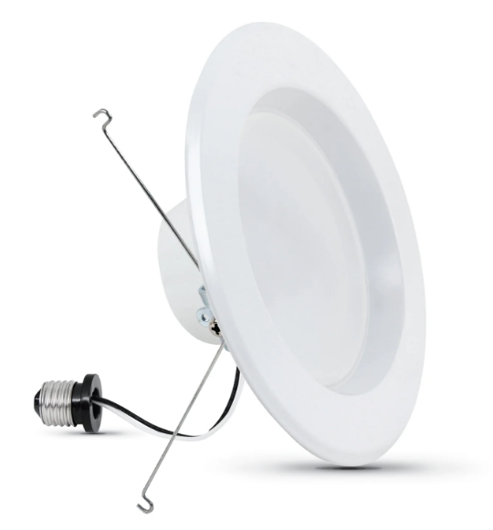 Feit Electric LEDR56XHO/950CA 120W Replacement Natural Daylight Dimmable LED Recessed Downlight, Color Temperature 5000K, Wattage 22W, Voltage 120V