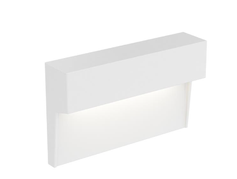DALS Lighting LEDSTEP001D-WH LED Step Light, 3W, 3000k, 90 Lumens - White Finish