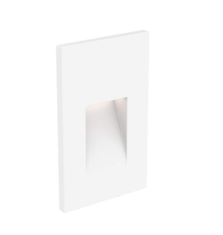 DALS Lighting LEDSTEP002D-CC-WH 120V LED step light 5CCT -> 2200K/2700K/3000K/3500K/4000K, 75lm, 3W - White Finish