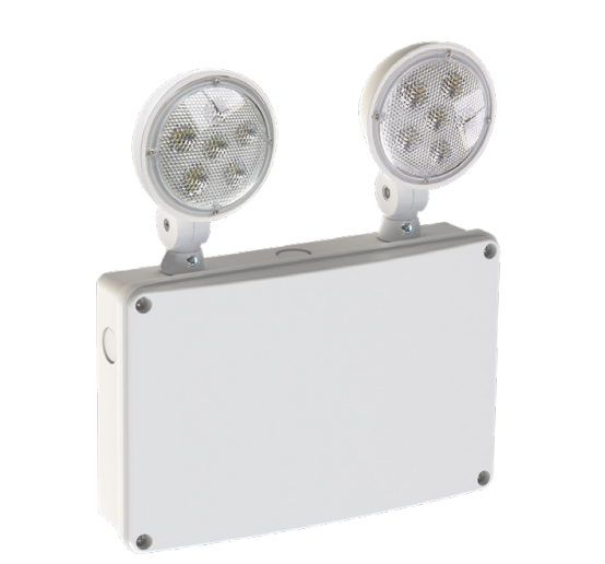 Westgate LEDTBE-2-WP Bug-eye 2-head Emergency Light 3.5W, 660LM White Finish