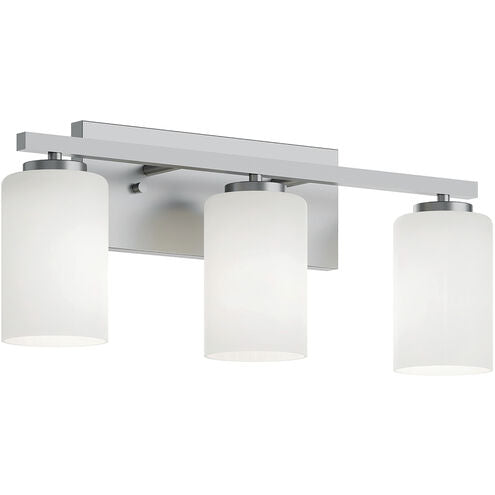 AFX Lighting LEOV2209MBSN Leo 3 Light 22 inch Satin Nickel Vanity Light Wall Light