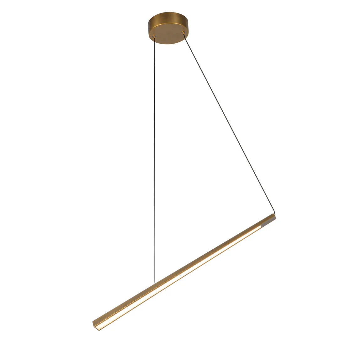 Kuzco Lighting LP68124-VB-UNV Lex LED 24.13 inch Linear Pendant Ceiling Light Vintage Brass Finish