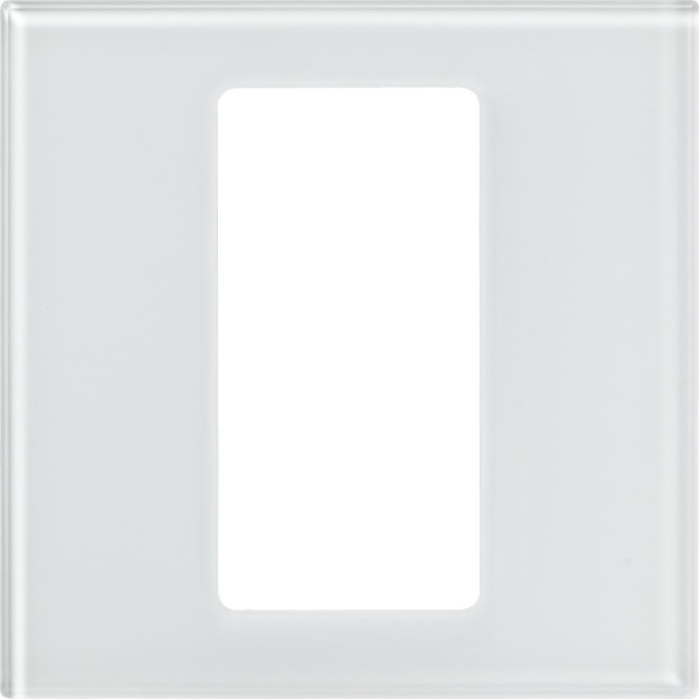Lutron LFGP-S1-CWH Glass 1 Pico Faceplate Clear White