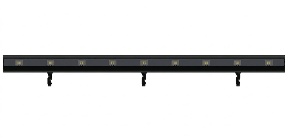 Focus Industries LFL016LEDM1027MVCPR LED Flood Light - LED Configuration: 9 × 10W LED Modules - Color Temperature: 4100K - Voltage: 120 to 277V - Finish: Chrome Powder