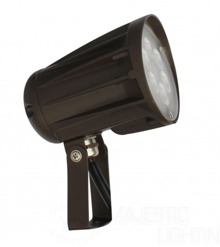 Orbit LFL20-15W-WW-T Flood Light, LED Bullet, 15W, 120-277V, 3000K, Warm White, Trunnion Mount - Bronze