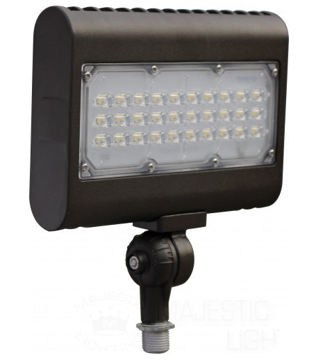 Orbit LFL6-50W-CW-KN Flood Light, LED, 50W, 120-277V, 5000K, Cool White, Knuckle Mount - Bronze