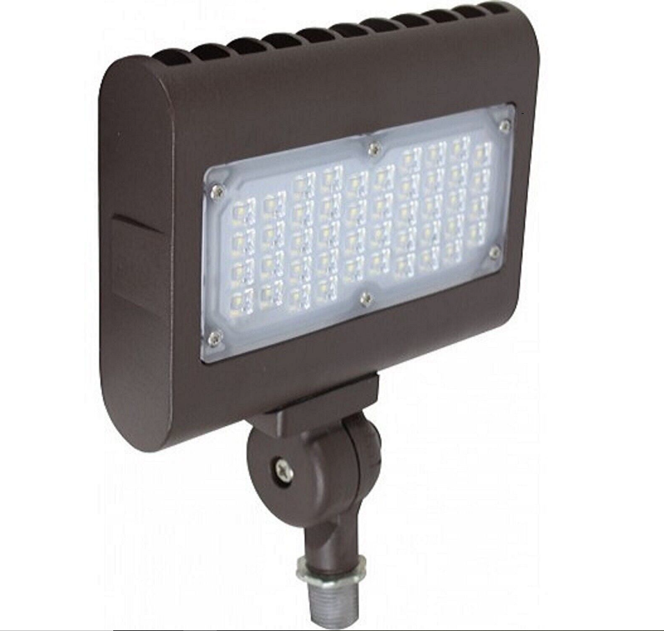 Orbit LFL7-50W-CW-KN LFL7 Slim Led Flood Light W/Knuckle 50w 120277v 5000k Bronze