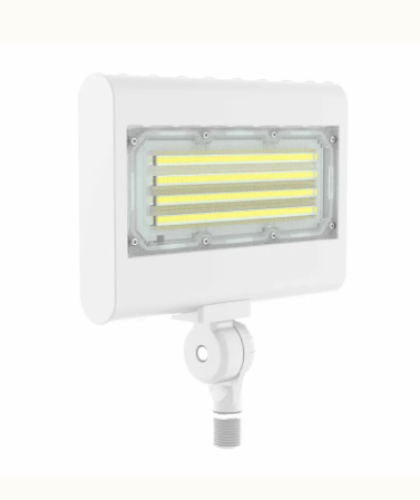 Westgate LFX-MD-30-50W-MCTP-KN-WH-P LED Medium Flood Light , Selectable Wattage 30W/40W/50W, 130LM/W, MCTP 30K/40K/50K With Photocell Knuckle White Finish