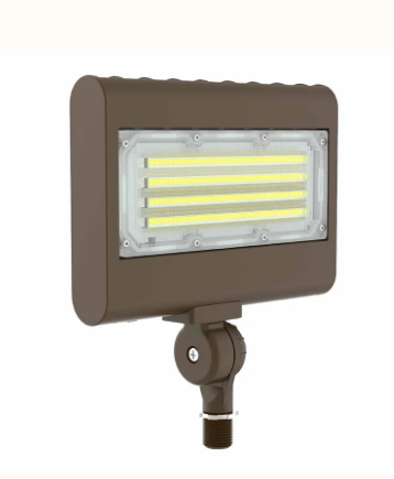 Westgate LFX-SM-10-30W-MCTP-KN-P LED Small Flood Light , Selectable Wattage 10W/20W/30W, 130LM/W, MCTP 30K/40K/50K With Photocell Knuckle Bronze Finish