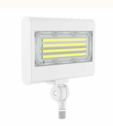 Westgate LFX-SM-10-30W-MCTP-KN-WH-P LED Small Flood Light , Selectable Wattage 10W/20W/30W, 130LM/W, MCTP 30K/40K/50K With Photocell Knuckle White Finish