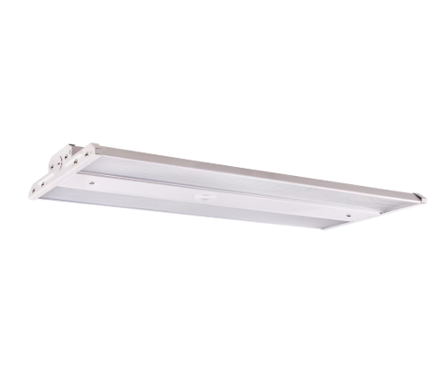 Eiko LHB4-1304-1-W100-M10-EB1 Mod Linear LED High Bay Light, 130W, 4000K, 120-277V, Dimmable, No Cord, PIR Dimming Sensor, with 20W Backup Battery