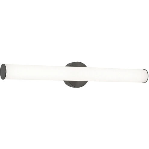 AFX Lighting LIAV2404LAJUDBK Leia LED 24.75 inch Black Vanity Light Wall Light in 24 inch