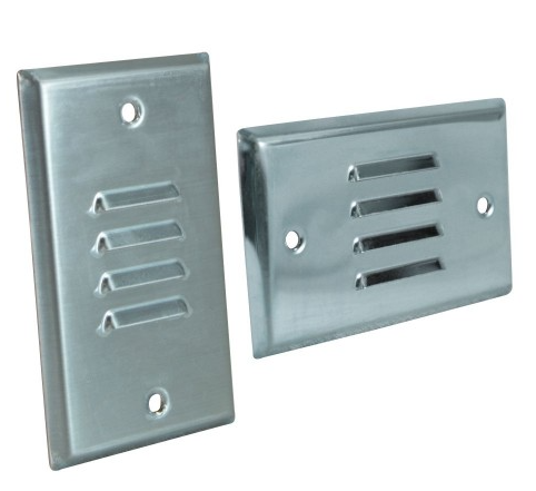 Orbit LISL-C-SS Led Indoor Step Light Wallplate For Lisl Vert.& Hor.-stainless Steel