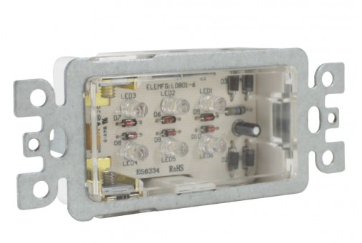 Orbit LISL-1W-WH Led Indoor Step Light With Vertical and Horizontal Wall Plate, Wattage 1W, White Finish