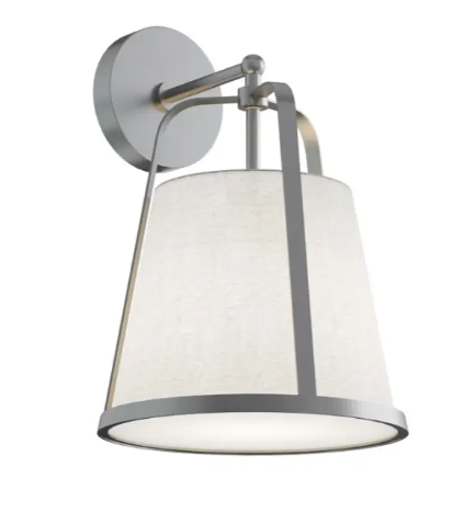 AFX Lighting LIZS15MBSN Lizzette 15" Medium Base Wall Sconce, Voltage 120V, Satin Nickel Finish