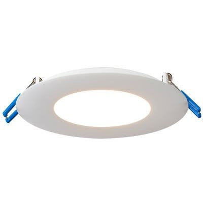 Lotus LED Lights LL4R-28K-WH-DTW 4" Round Ultimate Super Thin LED Downlight, Wattage 13.5W, Color Temperature Dim to Warm, Lumens 750 lm, 120V, White