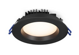 Lotus LED Lights LL4RRG-27K-BK 4" Round Regressed Plenum, Color Temperature 2700K, Wattage 14.5W, Lumens 850 lm, Black
