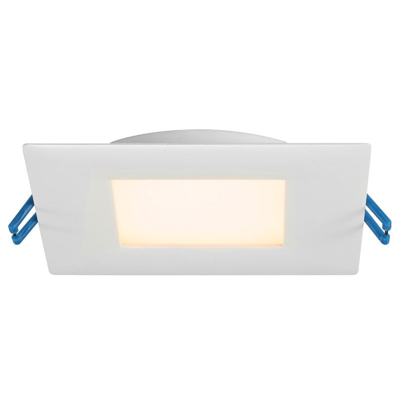 Lotus LED Lights LL4S-30K-WH 4" Square Ultimate Super Thin LED Downlight, Wattage 13.5W, Color Temperature 3000K, Lumens 850 lm, White