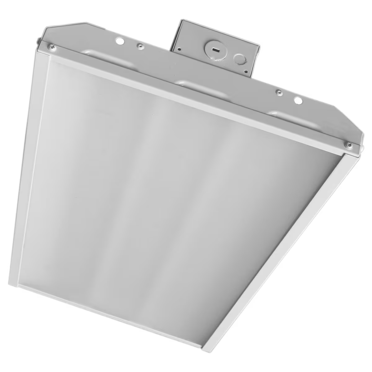 Eiko LLH-2DX-50K-U-W115-N06 2ft. Linear Highbay LED – 162W, 21,000 Lumens, 5000K Neutral White, 0-10V Dimming, 120-277V, DLC Premium, IP20, Damp Rated 300V 18/3 15ft White Cord With 277V 15A Locking Plug