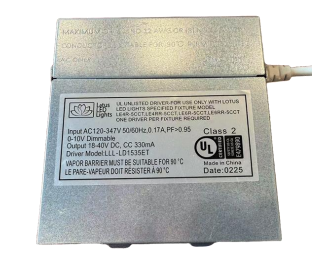 Lotus LED Lights LLL-LD1535ET-FP Full Price for 120-347V Driver 0-10V Dim for LE4R, LE4RR, LE6R & LE6RR