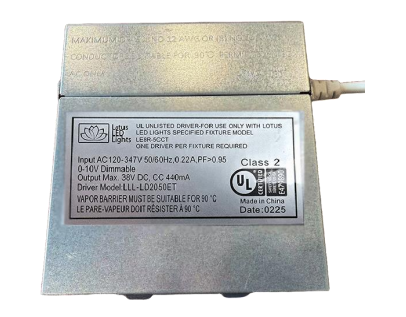 Lotus LED Lights LLL-LD2050ET-FP Full Price for 120-347V Driver 0-10V Dimmmable for LE8R