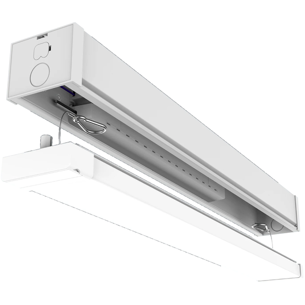 Archipelago Lighting LLSN8-40100CS/FL 8ft LED Strip Fixture, Selectable Color Temperature, Lumens 12500 lm, Wattage 100W Max.