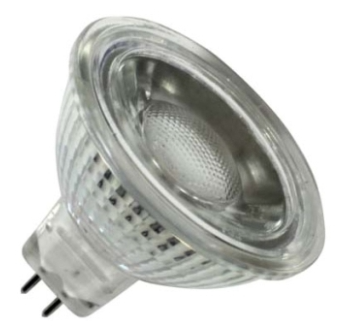 Orbit LMR16-5W-D-WW Led MR16 GU5.3 Base Dimmable Light Bulb, Wattage 5W, Voltage 12V, Color Temperature 3000K, Warm White