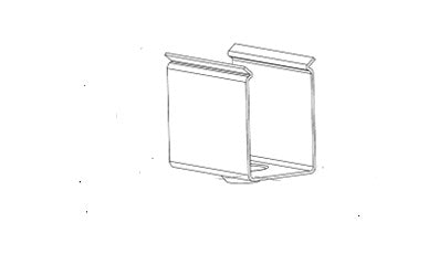 Core Lighting LNHV40-AC2 LNHV NEON FLEX 2" Aluminum Mounting Clips