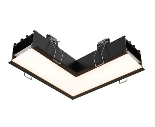 Dals Lighting LNR-ACC90-CC-BK 90° Recessed corner Black Finish
