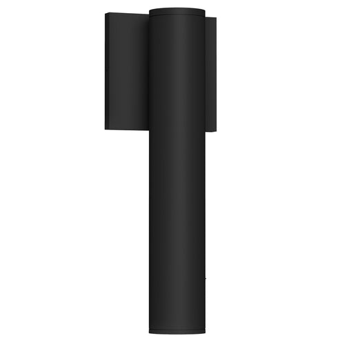 Kuzco Lighting LD2-WS12W12-3036-BK-UNV-010 Lorna 12-in (2-in Dia.) Interior/Exterior Wall Sconce - CCT: 3000K - Finish: Black