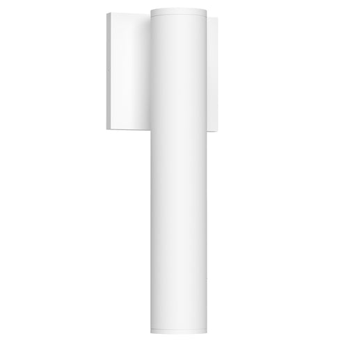 Kuzco Lighting LD2-WS12W12-3036-WH-UNV-010 Lorna 12-in (2-in Dia.) Interior/Exterior Wall Sconce - CCT: 3000K - Finish: White