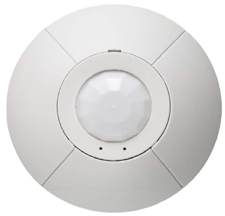 Lutron LOS-CUS-1000-WH Wired Ultrasonic Occupancy Sensor, 1000-Sq ft 20 - 24-Volt DC White