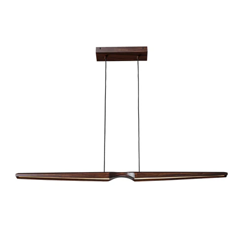 Kuzco Lighting LP21647-WT-UNV Dakota LED 47.25 inch Linear Pendant Ceiling Light Walnut Finish