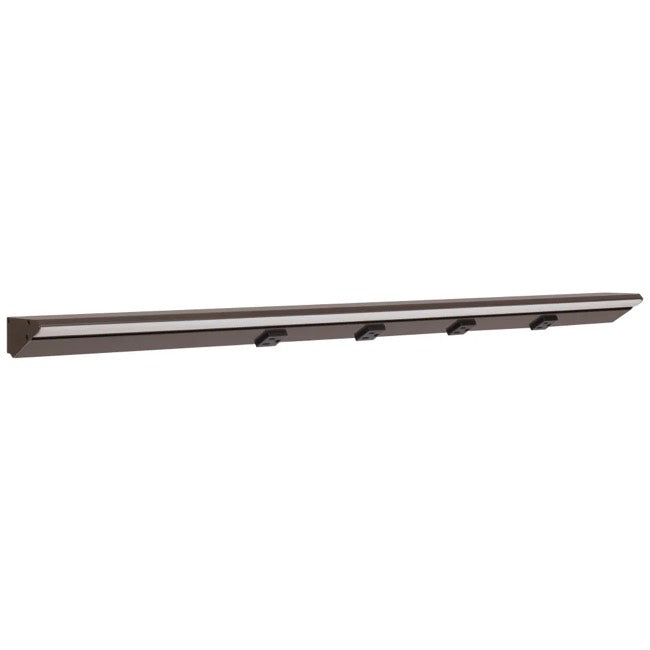 Task Lighting LP24HR12NDBBZ50 24.5" 12W Lighted Power Strip - 4 Receptacles - Color Temperature 5000K - Lumens 1,200 lm - Voltage 12V - Bronze Finish