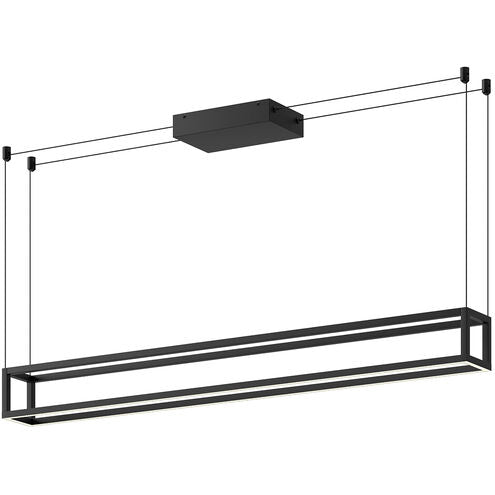 Kuzco Lighting LP45548-BK-UNV Plaza LED 47.25 inch Linear Pendant Ceiling Light Black Finish