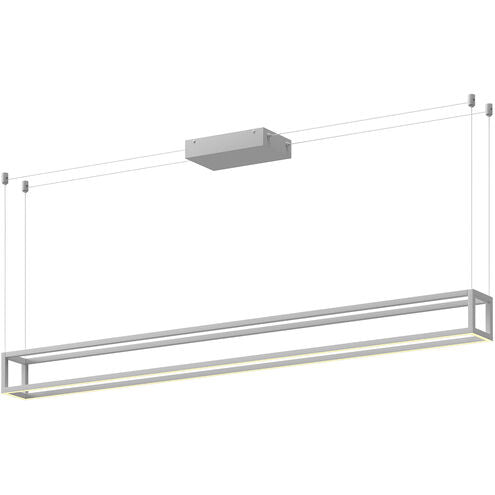 Kuzco Lighting LP45560-WH-UNV Plaza LED 59.13 inch Linear Pendant Ceiling Light White Finish