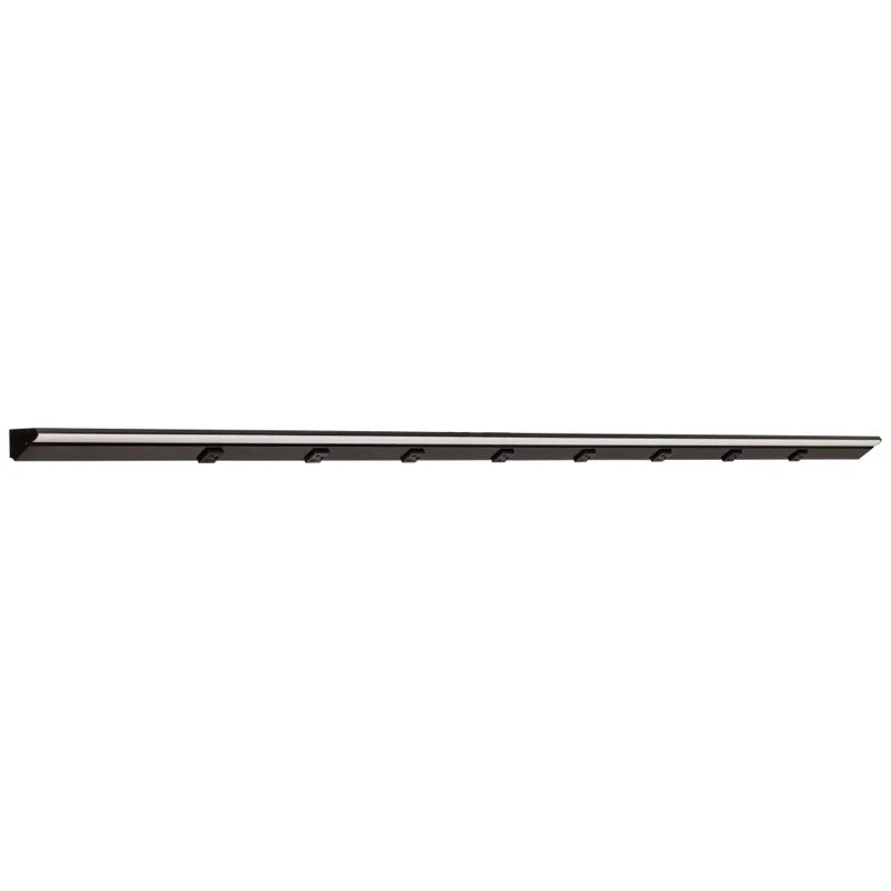 Task Lighting LP72-T6R36W-BBK 72.5" 36W Lighted Power Strip - 8 Receptacles - CCT Tunable (27K Thru 50K) - Voltage 12V - Black Finish