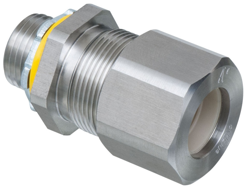 Arlington LPCG507SS 1/2" Stainless Steel Cord Grip-Range .385 To .60 25 Pack