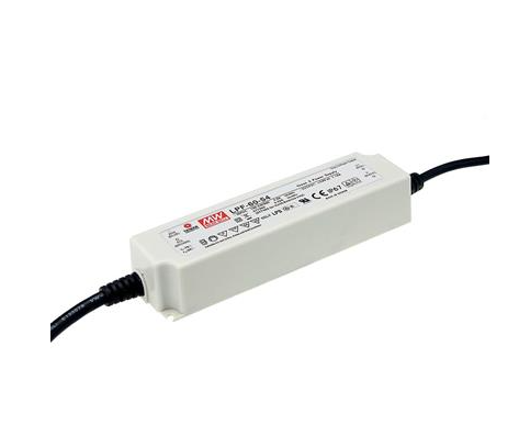 Eiko LPF-60-48 AC-DC Single output LED driver Mix mode (CV+CC); Output 48Vdc at 1.25A; cable output