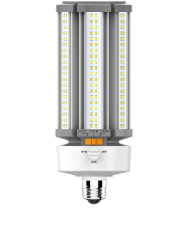 Eiko LPS45CC/8FCCT/U/E26 LED HID Corn Cob Light Bulb 45/36/27W 6525LM 80CRI 30/40/50K 120-277V E26